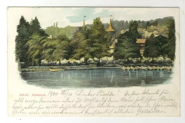 AK Graz, Hilmteich, 1900