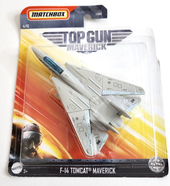 Coffret Matchbox Top Gun Maverick - 4 Avions Sky Busters Collector - Répliques De Jets Militaires - Jouet Enfant Dès 3 Ans