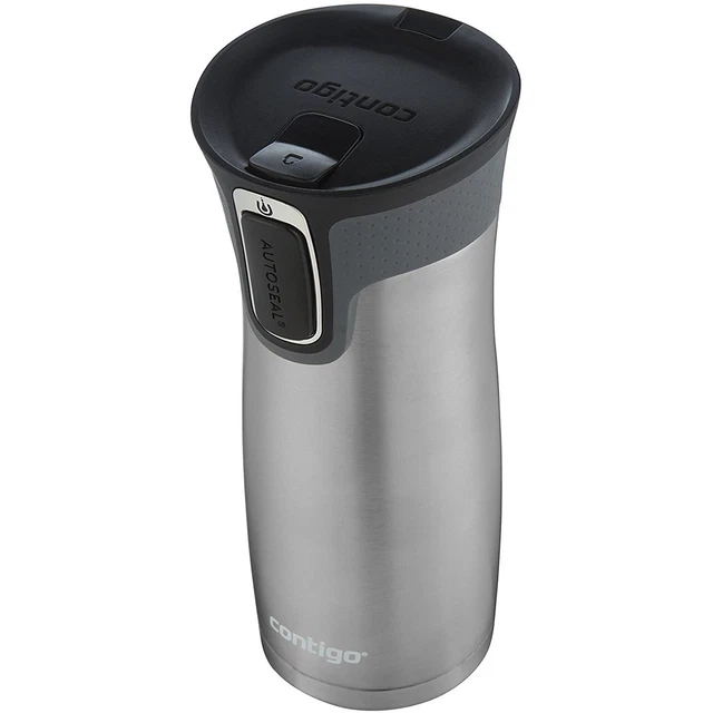 Contigo 16 oz. West Loop Autoseal Travel Mug 2-Pack - Stainless Steel/Very Berry 5