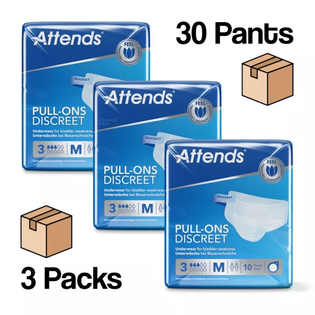 HAIAN ADULT INCONTINENCE Pull-on Plastic Pants 3 Pack £22.79 - PicClick UK