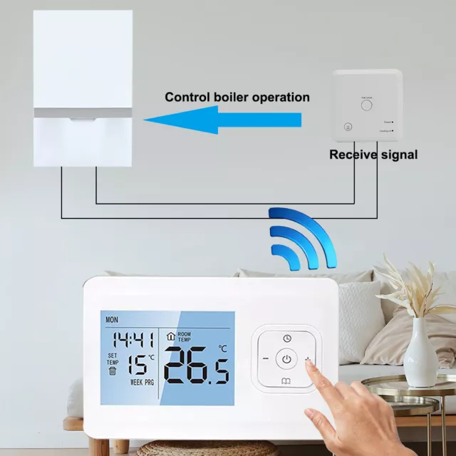 Tuya WiFi RF Smart Thermostat Gas Boiler Room Heating Temperature Controller