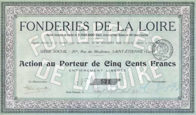 K50  -  Fonderies De La Loire