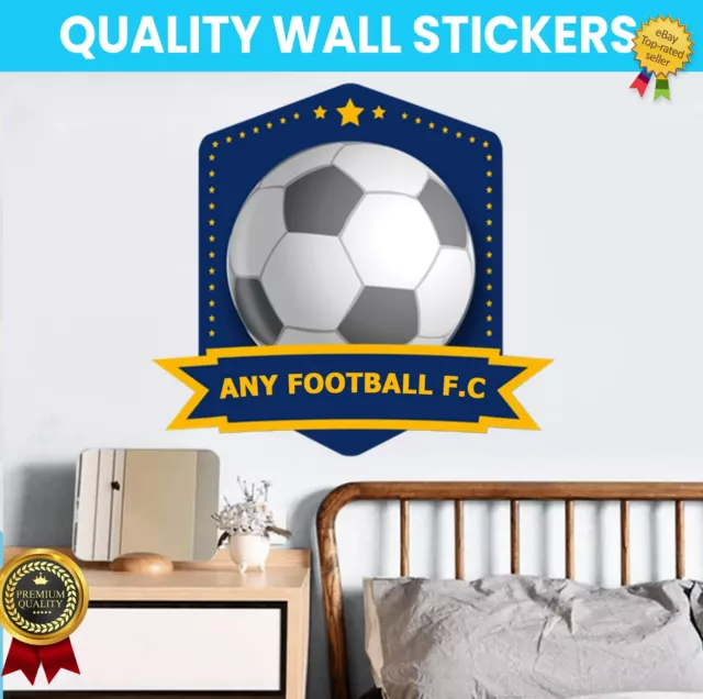 Any Football Club Logo  Sticker Art Decal Decor Kids Bedroom Decoration