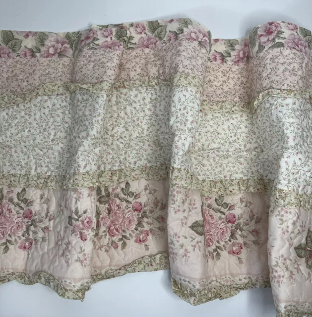 Home Collection JC Penney Nueva Cefa Acolchada Estilo País 52x17 Crema de Palo de Rosa