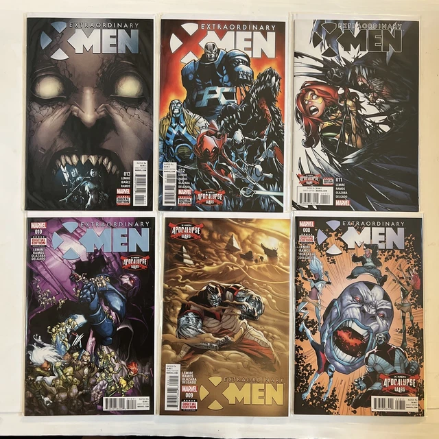 EXTRAORDINARY X-MEN: Apocalypse Wars #8 9 10 11 12 13 Marvel Lot Of 6 Comics