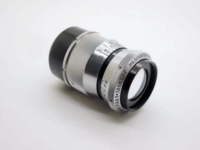 Soufflet Novoflex Exakta Mount + Objectif Schneider Xenar 105mm 1:4.5