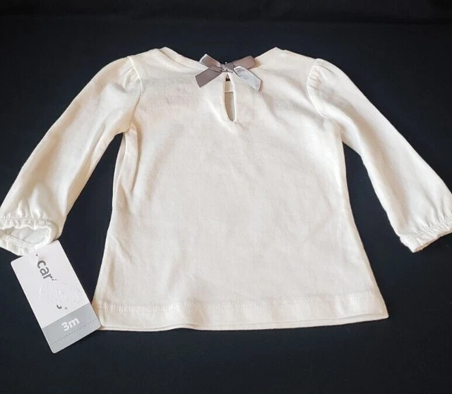 Carters Sparkle & Shine Llama Shirt - Infant Baby Girl Size 3 Months 2