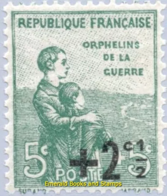 EBS France 1922 - WWI War Orphans - Orphelins de la Guerre - YT 163 - MH*