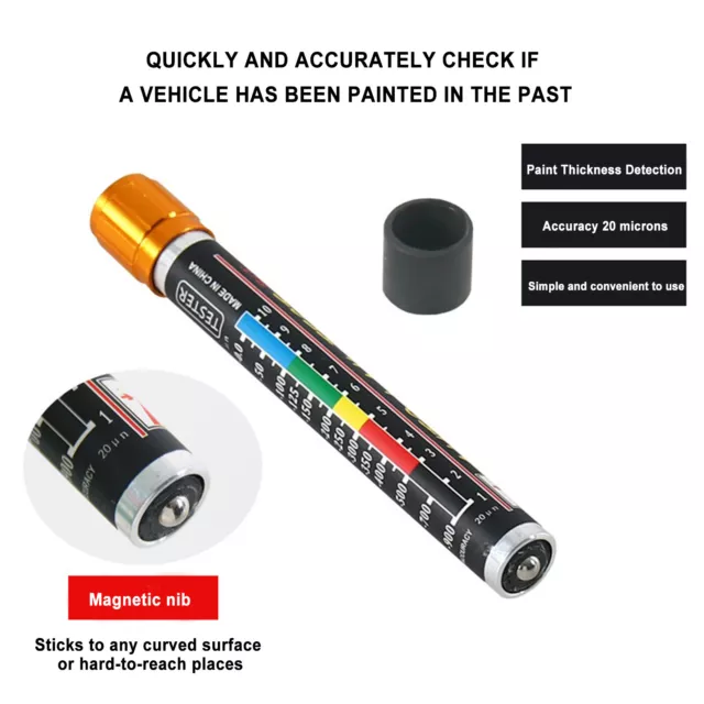 Car Coating Thickness Gauge Paint Film Tester Quick Tester Paint Indicate Meter