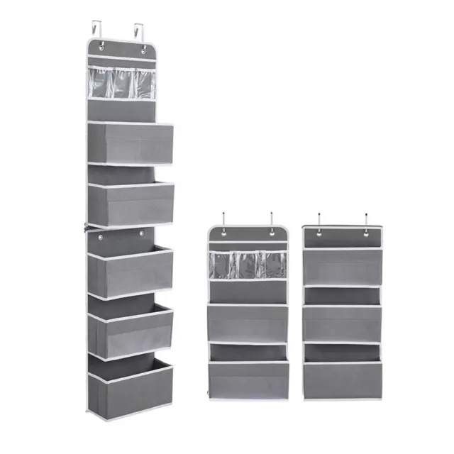 Over Door Organizer, 6 Shelf Behind Door Organizer, Flexible 1 Split to 25512