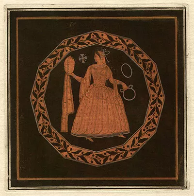 Hamilton Greek Vase - Woman with drum