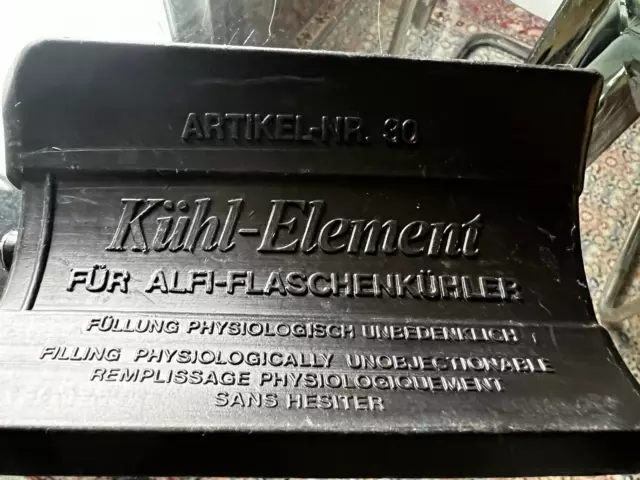 KÜHL-ELEMENT für Alfi-Flaschenkühler,Artikel Nr.30,Schwarzhält ca.6 Std.kalt