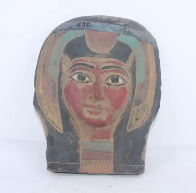 RARE ANCIENT EGYPTIAN ANTIQUE NEFERTARI Mask Advisor Wife Of King Ramses II