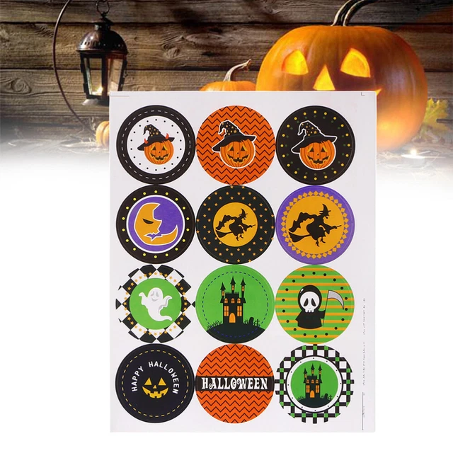 20 Pcs DIY Gift Packing Sticker Kürbis Label Aufkleber DIY Geschenk Abdichtung L