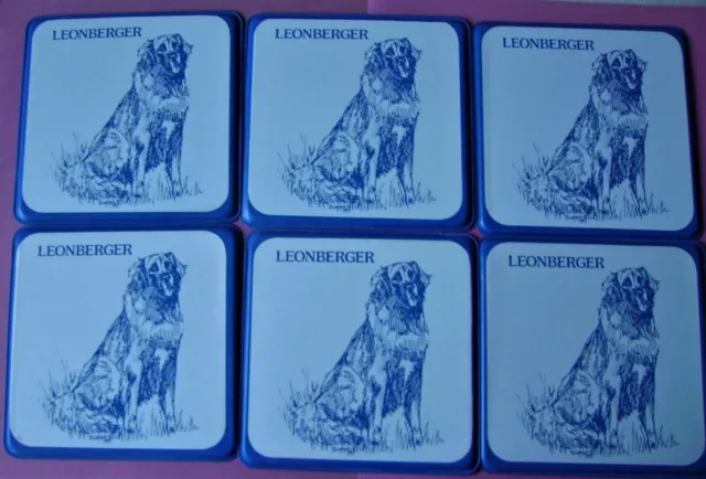 Leonberger Coasters X 6 Plastic