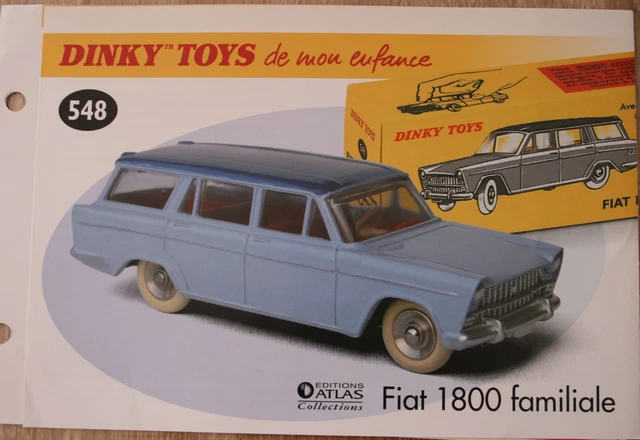 Boîte Vide Dinky Toys N°1 – Fiat 1800 Familiale Collection