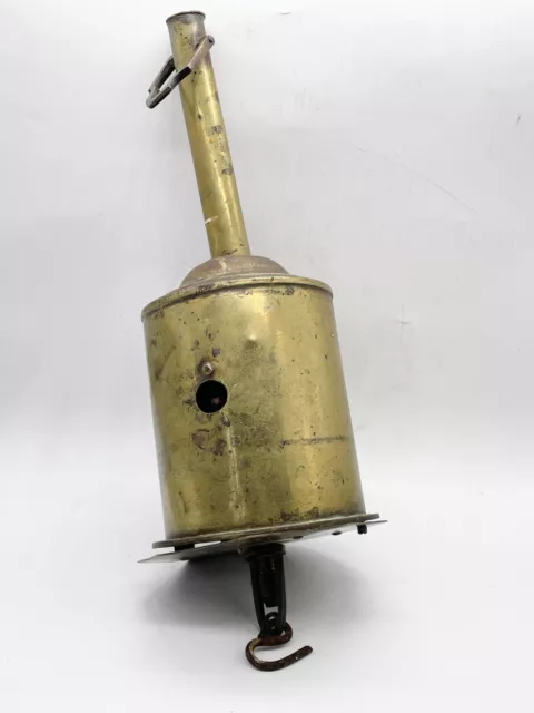 Antique G Salter Brass Clockwork Windup Roasting Spit Hook Bottle Jack