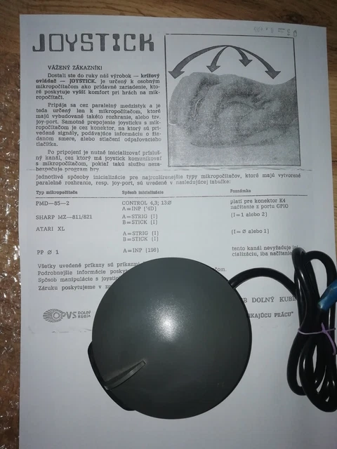 Joystick OVPS per DIDAKTIK M (Cecoslovacchia 1989)