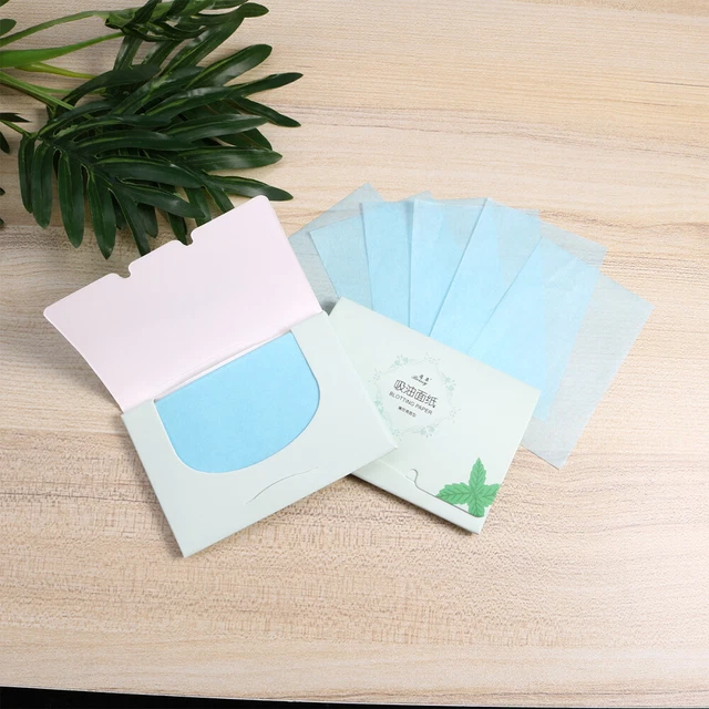 2 scatole foglio assorbente carta estinguente per pelle grassa
