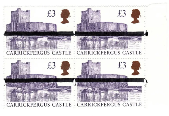 (I.B) Elizabeth II Postal : Carrickfergus Castle £3 (PO Training School)