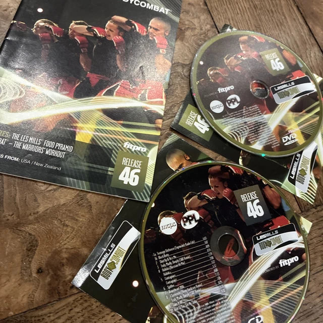 LES MILLS BODYCOMBAT BODY COMBAT 46 DVD CD and notes EUR 32,73