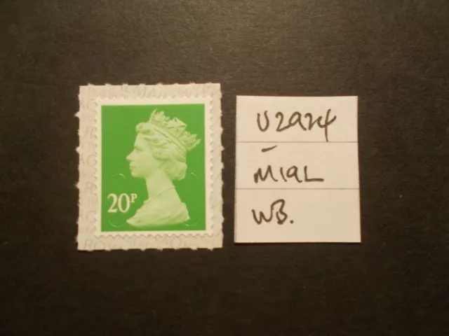 GB 2019 + Security Machin~20p~SG U2924~M19L~S/A~WB~Unmounted Mint~UK