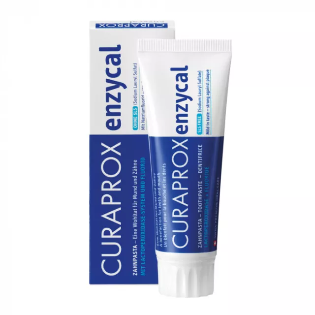 CURAPROX ENZYCAL Toothpaste No SLS and 950ppm Fluoride Daily Use 75 ml