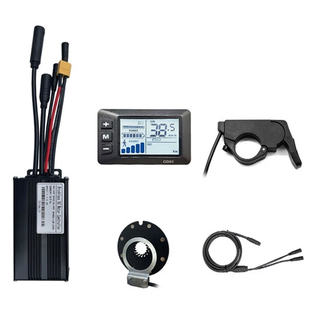 KIT DE CONVERSION moteur sans balais contrôleur compteur vélo cadran