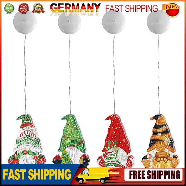 5D DIY Special Shape Diamond Painting Goblin Crystal Diamond LED Hanging Light
