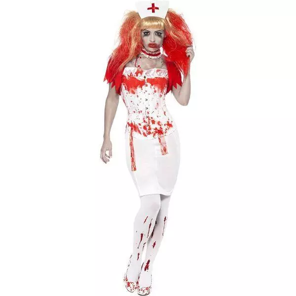COSTUME SMIFFYS BLOOD Goccia Infermiera Donna Fantasioso Halloween