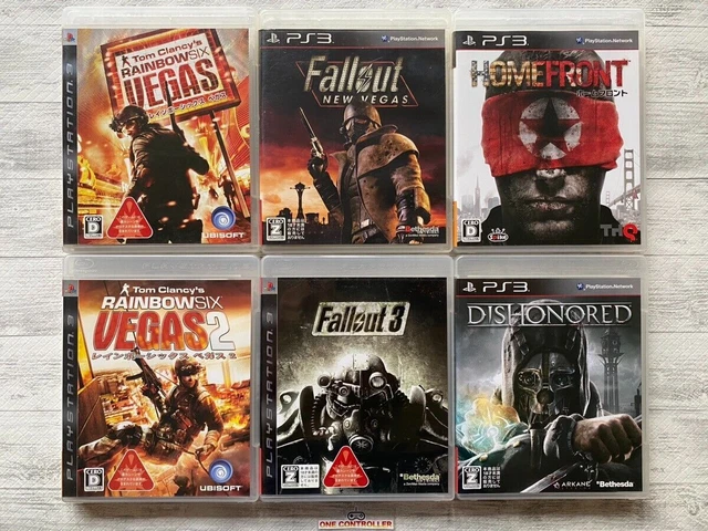 SONY PS3 Rainbow Six: Vegas 1  2 & Fallout 1 3 & Home Front & Dishonored set