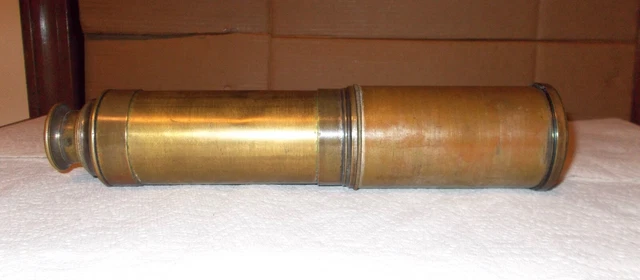 Very Large Antique Telescope in Excellent Functional Condition