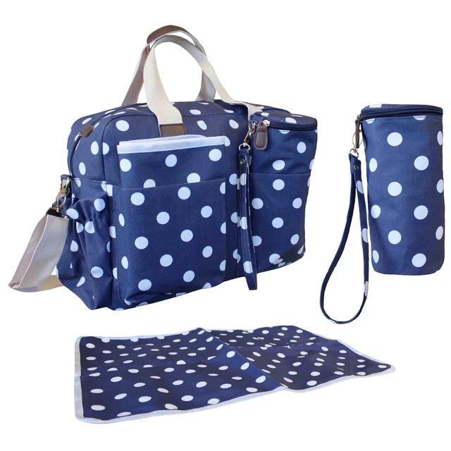 Changing Bag Bottle Holder Baby Changing Mat Large Changing Bag Babies Designer
