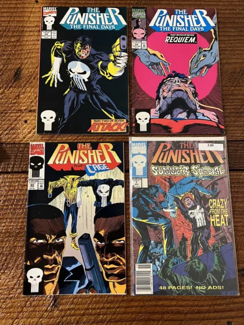 Punisher Comics Lot, Marvel, Blood & Glory TPB, War Zone, War Journal, Lot of 7