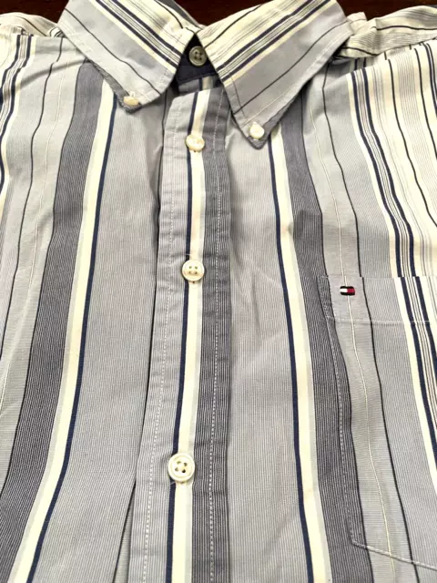 Camicia tempo libero TOMMY HILFIGER in cotone a maniche lunghe Taglia XL