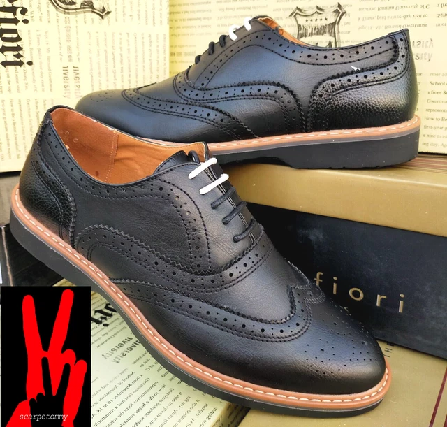 SCARPE UOMO CLASSICHE ELEGANTI FRANCESINE sportive NERE    43 42 41 40