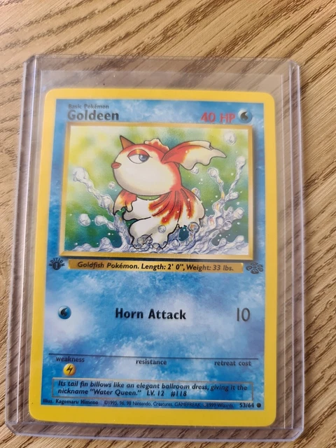 Pokémon TCG Goldeen Jungle 53/64 1st Edition Rare *NM*