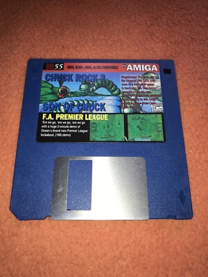 Chuck ROCK 2 CU AMIGA COPERTINA DISCO 55 