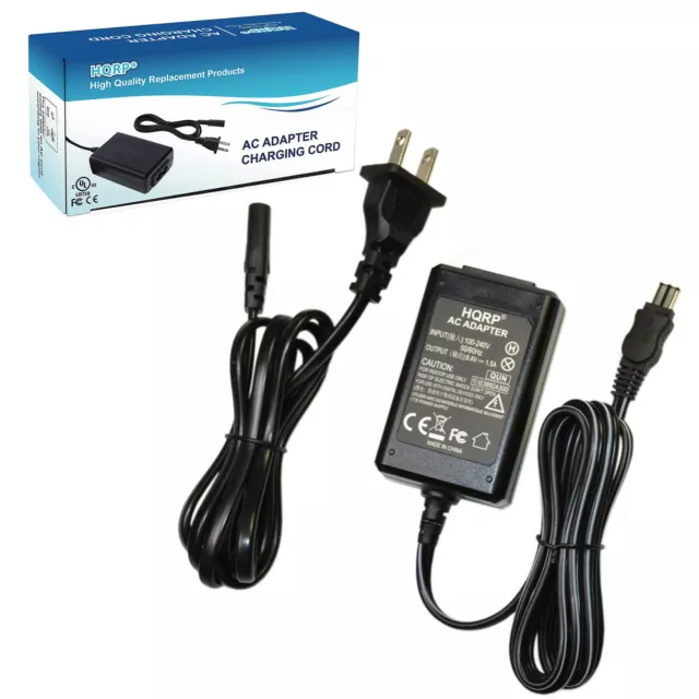HQRP AC Adapter for Sony Handycam DCR-TRV17 DCR-TRV18 TRV17E TRV18E Charger