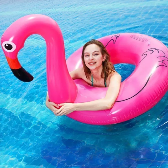 Adults Inflatable Swimming Ring Flamingo Unicorn Swim Pool Beach Float Toy 90cm
