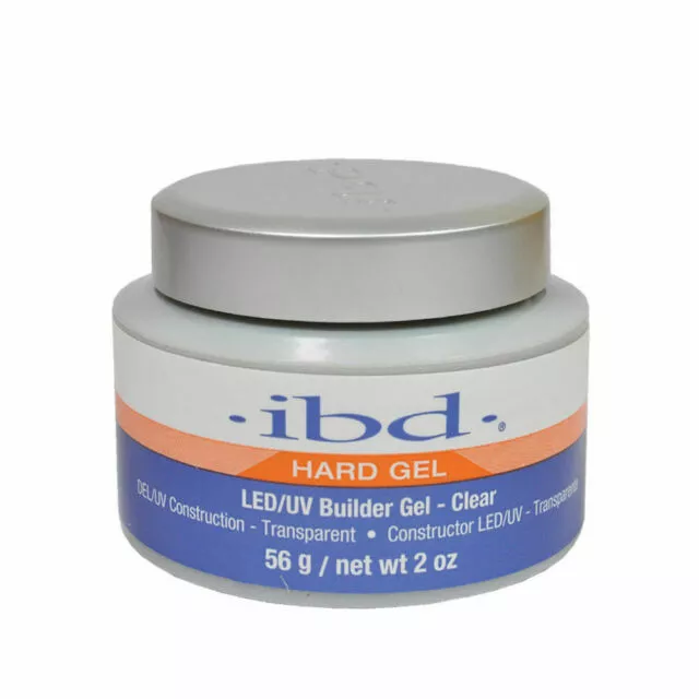 IBD Builder Gel Hard Gel Clear 2 oz LED/UV