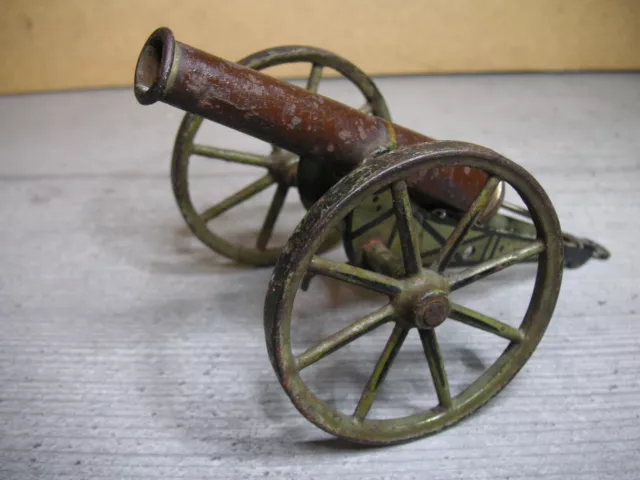 Märklin Kanone uralt um 1905 Germany Militär Vorkrieg Tin Canon Tole Latta