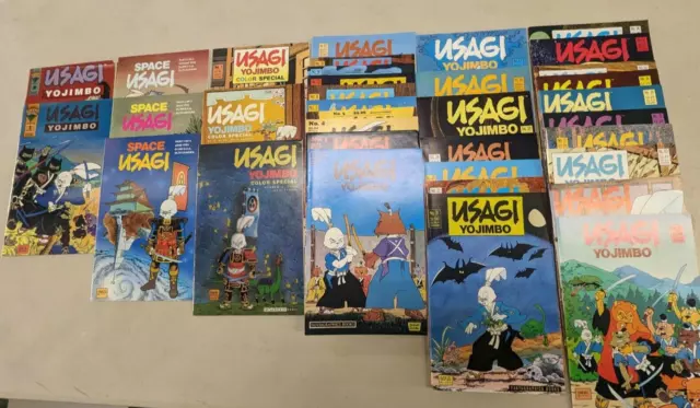 USAGI YOJIMBO COMICS LOT - Mirage & Fantagraphics Book - Stan Sakai 35 Issues!