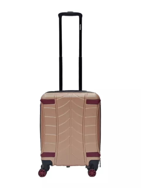 Viaje Funda Oro Rosa Cabina 4 Rueda Rígida Tsa Maletas Juego Bolsas de Equipaje