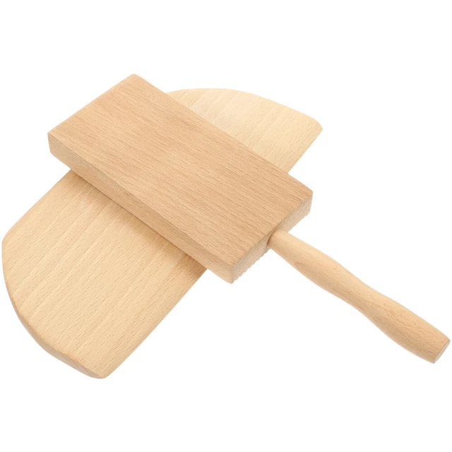 24 × 7cm Tagliere Gnocchi Legno, Pasta Board Gnocchi Roller, Tagliere per Gnocchi con Manico, Tagliere per Pasta Gnocchi, Riga Tagliere Pasta Board, per Fare burro pasta