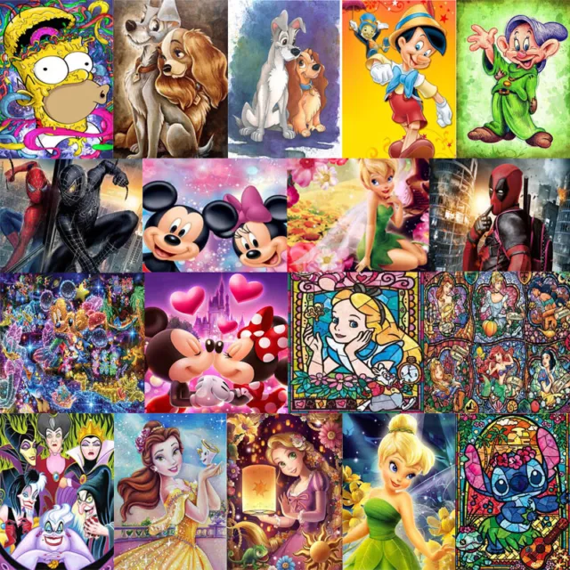UK Cartoon Full 5D Diamond Painting Mural Stitch Embroidery Cross Craft Art Gift 3