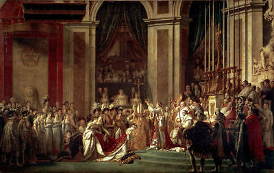 oil painting  "the emperor napoleon i's coronation of the empress "@N10904