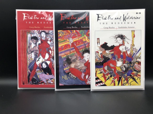 Elektra and Wolverine: The Redeemer 1-3 Complete Set Marvel TPB