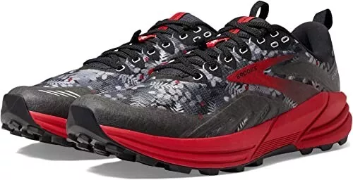 BROOKS CASCADIA 16 Mens 11.5 Trail Running/Walking Shoes Black/Red ...