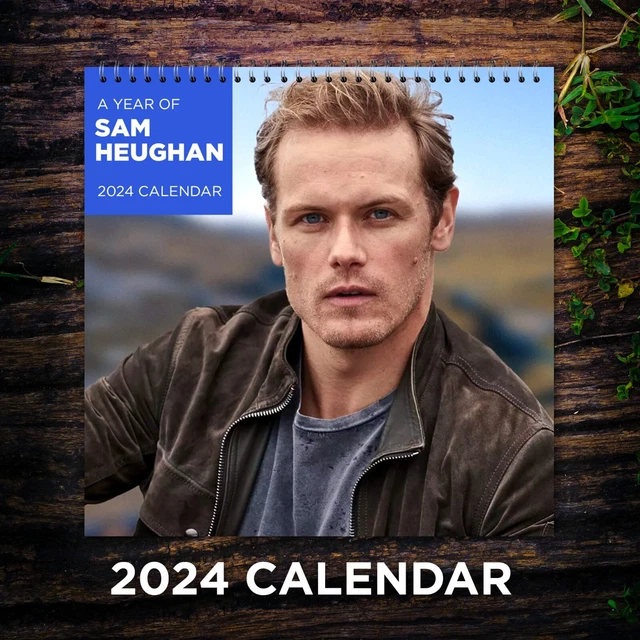SAM HEUGHAN CALENDAR 2024, Sam Heughan 2024 Celebrity Wall Calendar 33